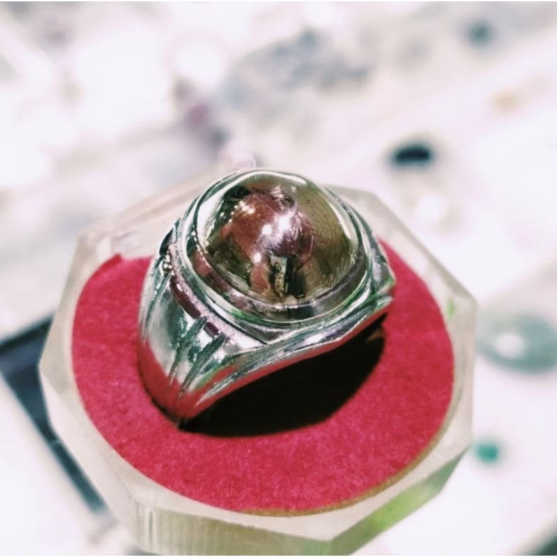 Cincin Batu Badar Emas Bahan Dari Kuningan asli orijinal
