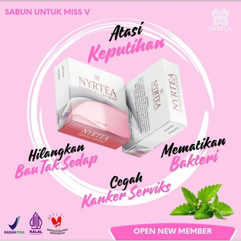SABUN KEWANITAAN TERBAIK FEMININE CARE SOAP By NYRTEA