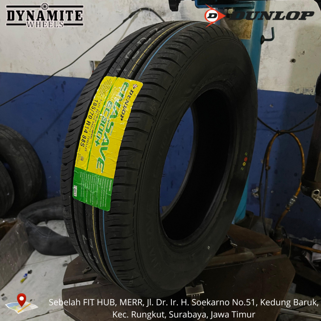 BAN MOBIL TUBLES RING 14 DUNLOP ENASAVE EC300+ 185 70 R14 - BAN MOBIL AVANZA XENIA KIJANG MURAH R14