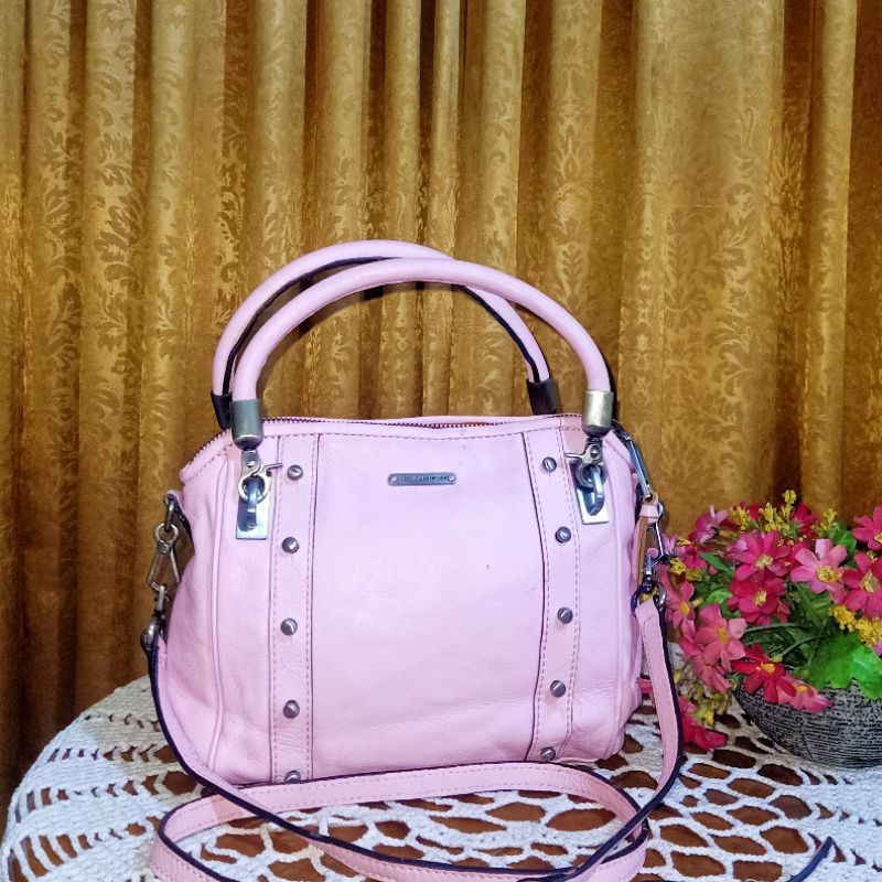 Rebecca Minkoff Small Cupid Soft Pink Satchel Leather