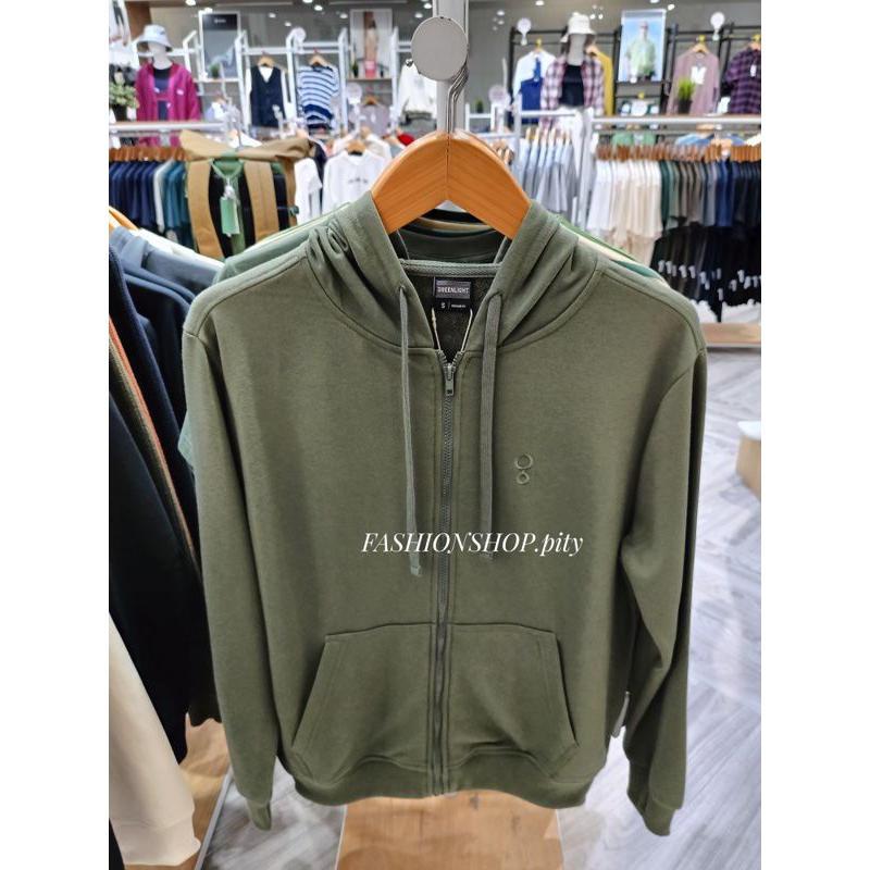 [100% ORGNL 1224] JAKET ZIPPER HOODIE GREENLIGHT PRIA LOGO GODFREY REGULER FIT