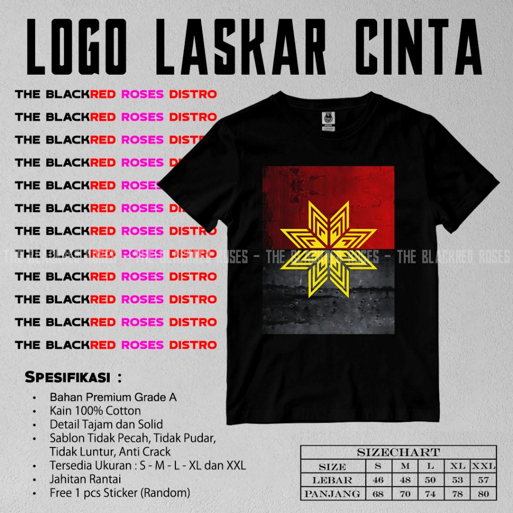 KAOS DEWA 19 LOGO LASKAR CINTA