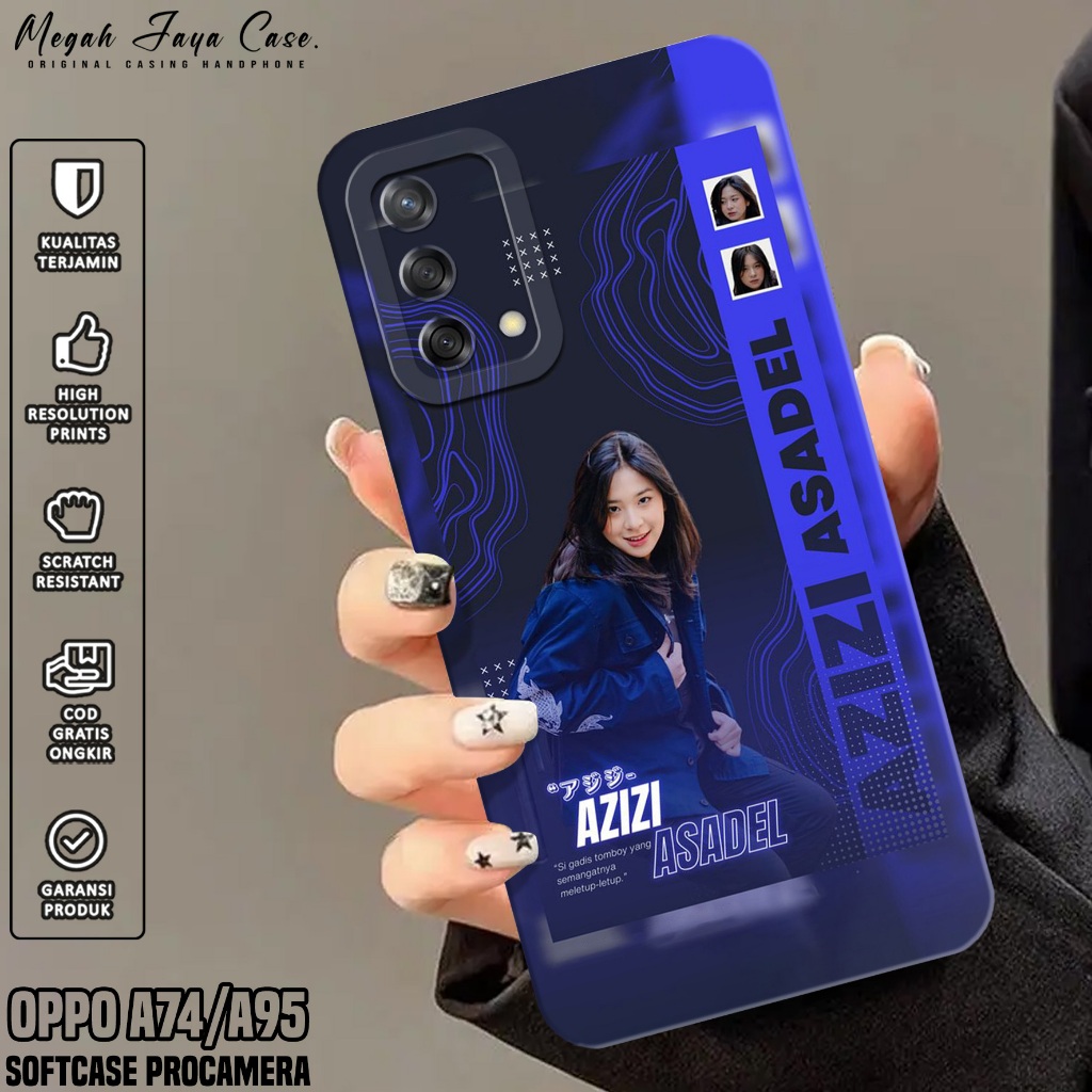 Softcase Oppo A74 / A95 4G - Case Hp Oppo A95 / A74 4G Motif JKT48 - Silikon Hp Oppo A95 - Case Hp O