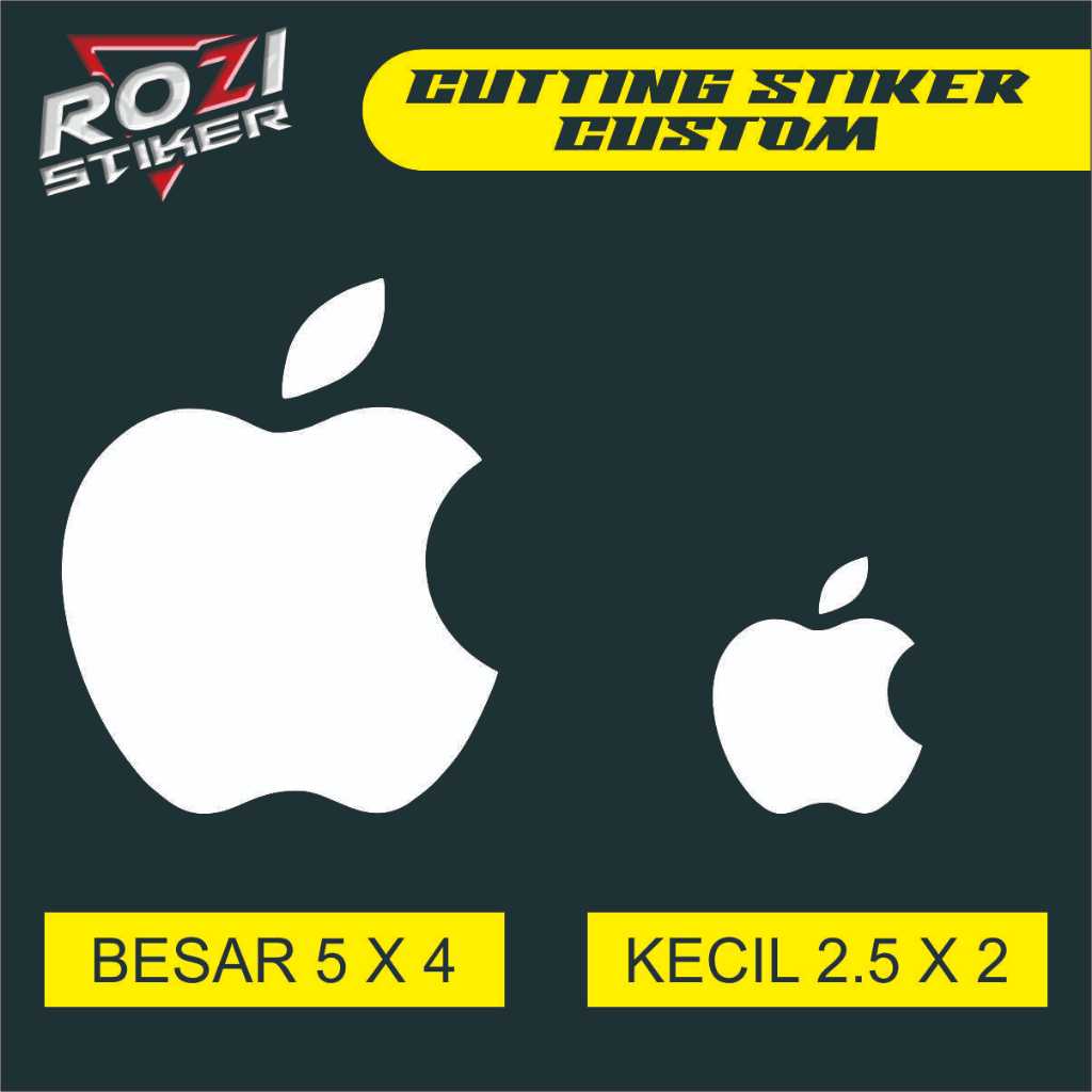 

STIKER CUTTING LOGO APPLE