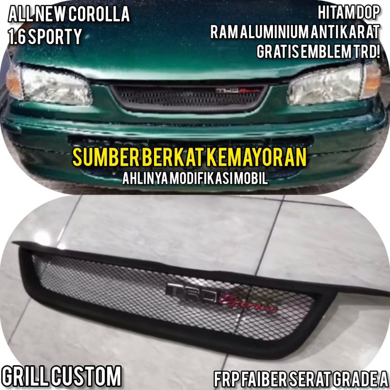 Grill all new corolla 1.6 sporty