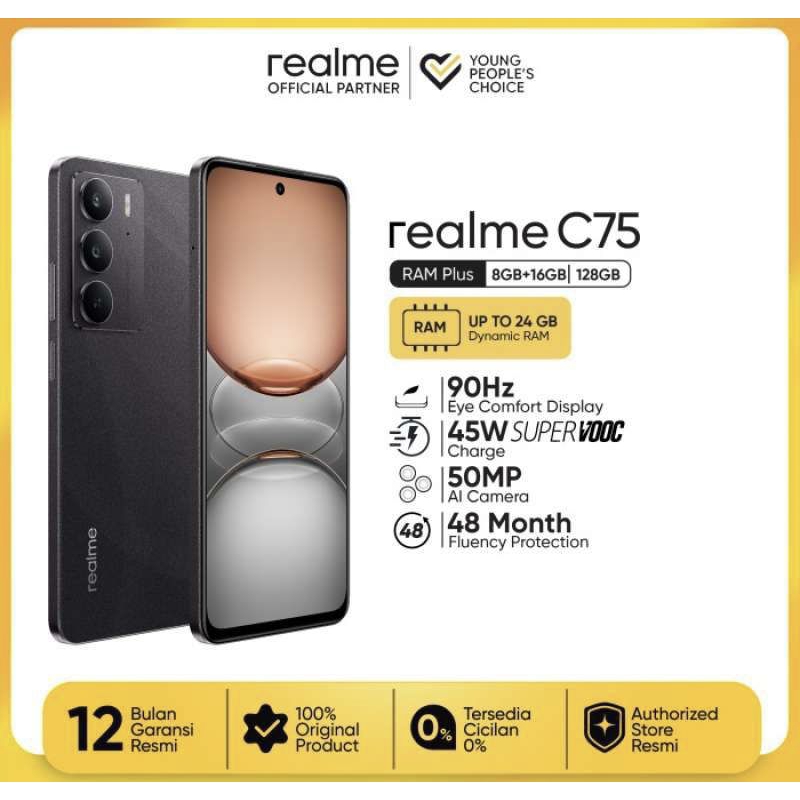 realme c75 ram 8/128
