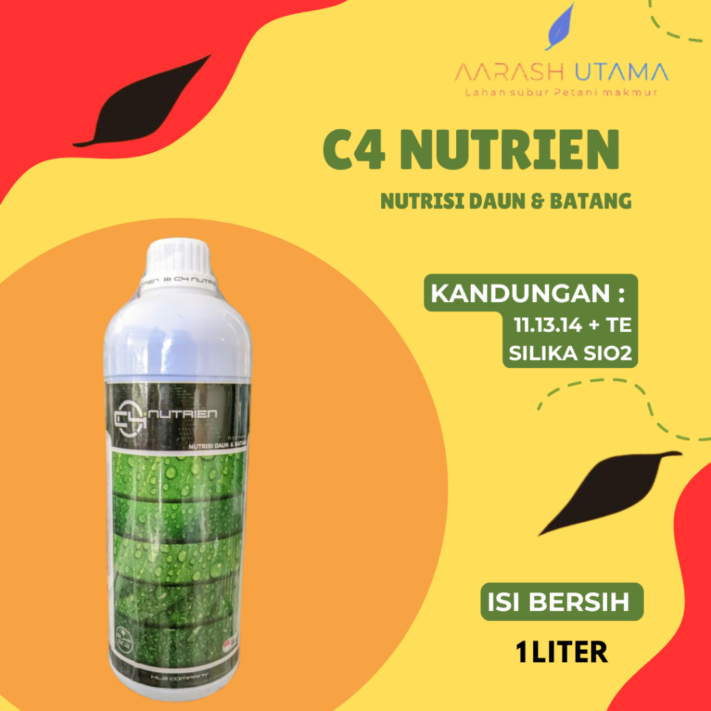 C4 NUTRIEN (NUTRISI DAUN & BATANG) 11.13.14+TE - HALBANERO 1L