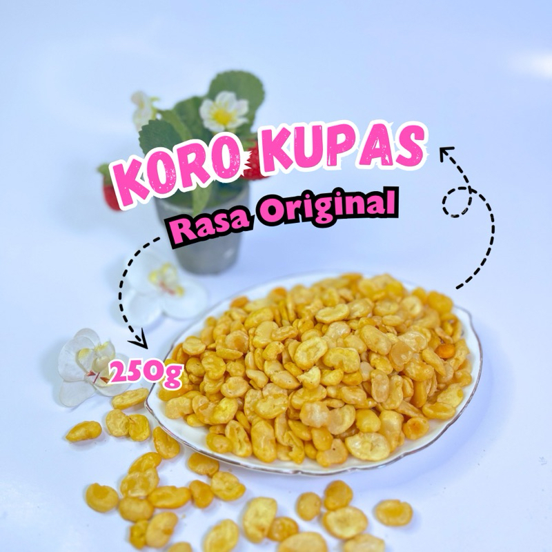 

snack kiloan kacang koro kupas 250gram | jajanan jadul | makanan ringan murah | cemilan lebaran