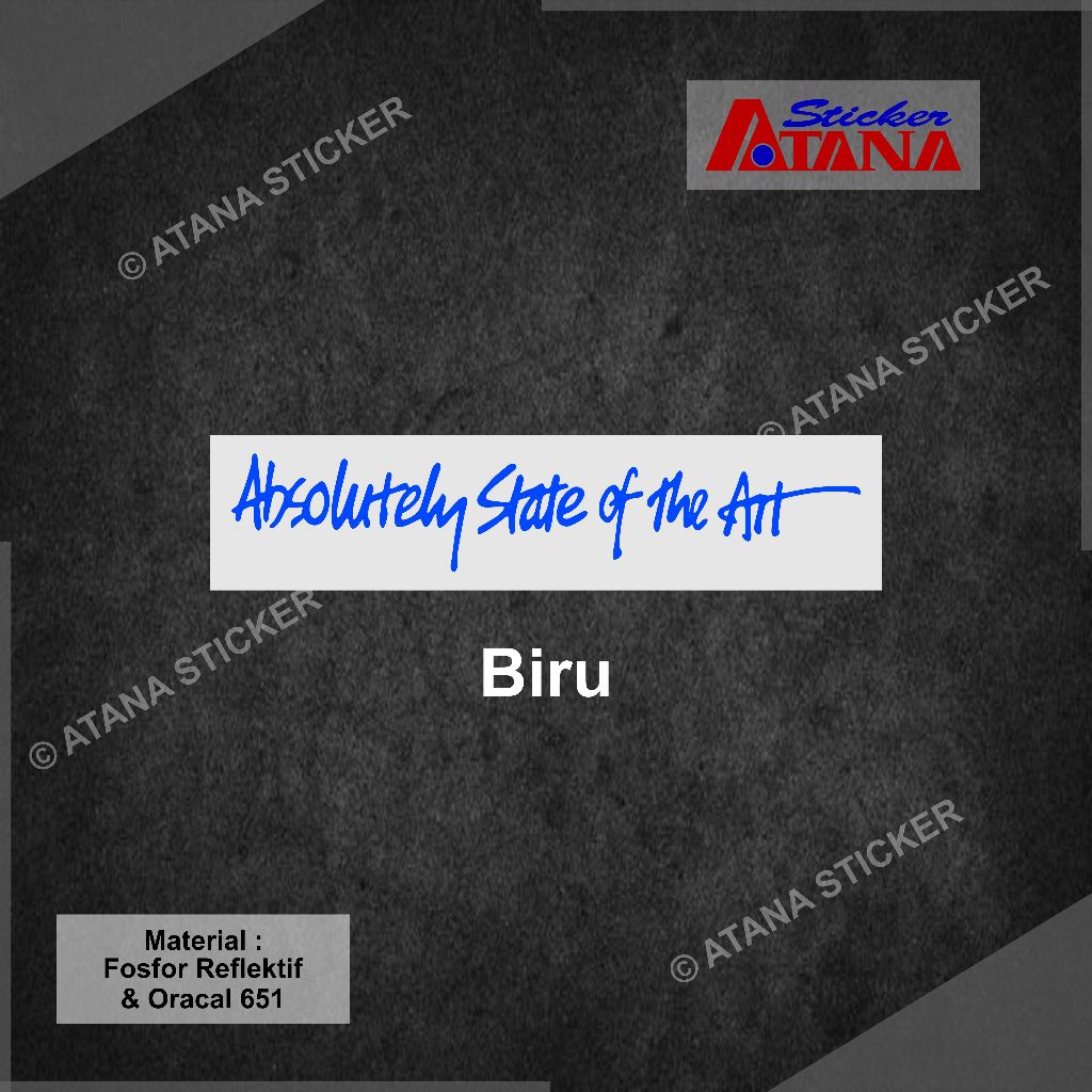 custom stiker tulisane Mr.D'maranatha mora63