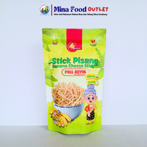 

MELEJIT STICK PISANG/BANANA CHEESE STICK / KERIPIK PISANG / KRIPIK PISANG 100 GRAM