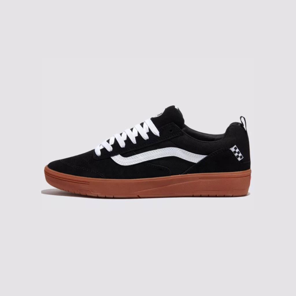 Sepatu Skate Vans Original Skateboarding Zahba Black Gum BNIB Resmi