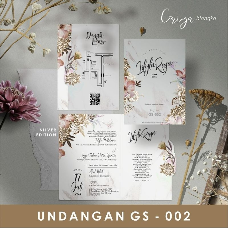 

Cetak Undangan Pernikahan GS 002