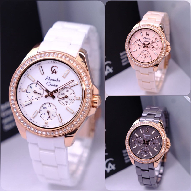 FREE BATRAI COD JAM TANGAN WANITA ALEXANDRE CHRISTIE AC2A74 / AC 2A74 / AC 2b08 / AC 2B16 / 2B19 / A