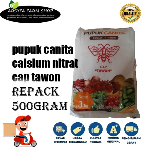 Canita  500 gram Pupuk Kalsium Nitrat Cap Tawon