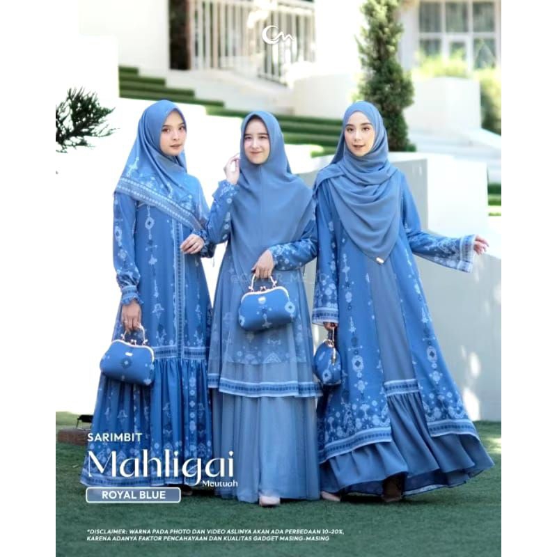 Mahligai Meutuah Royal Blue Dress by Cover Me