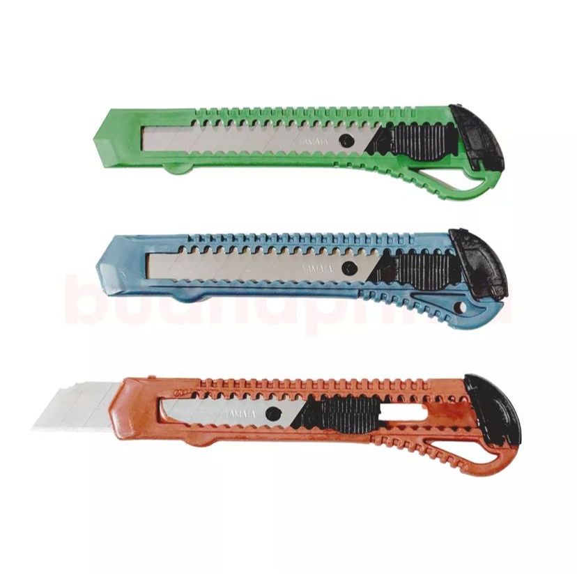 

(1pcs) Pisau Cutter Piso Cutter cuter kater Besar Pemotong Dus ATK Yamata Murah