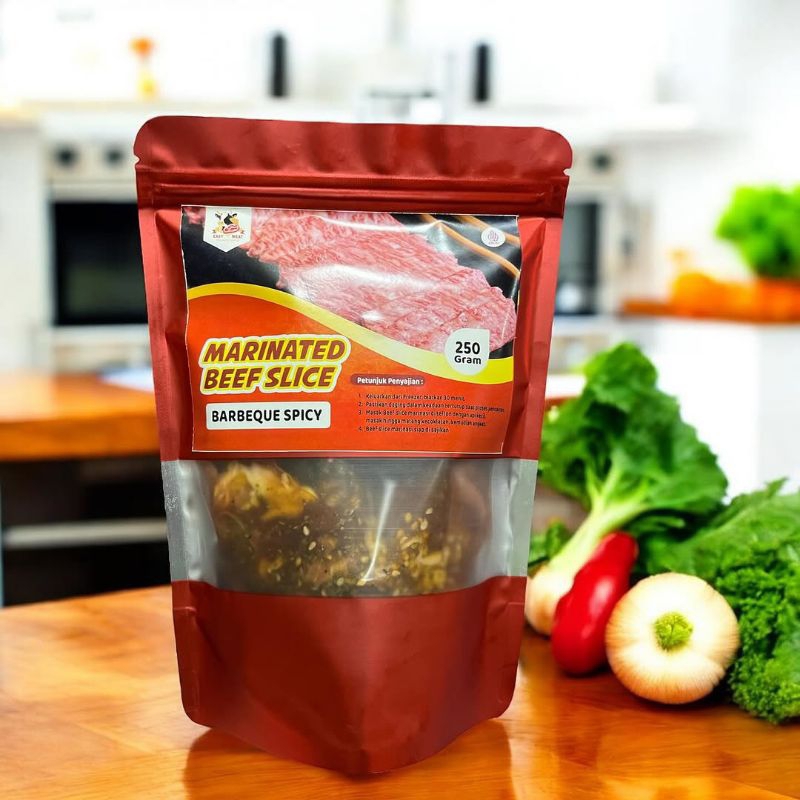 

BEEF SLICE MARINASI BBQ SPICY 250G