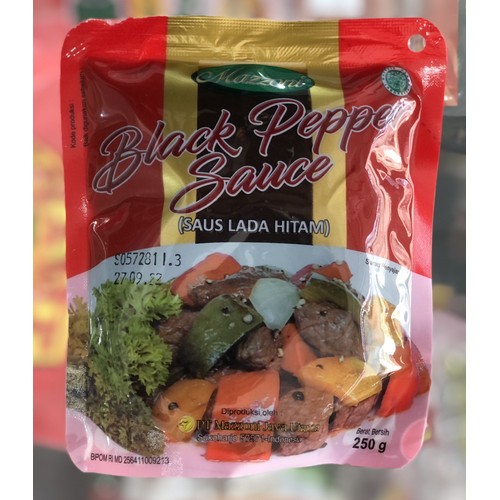 

Mazzoni Black Pepper Sauce / Saus Lada Hitam 250gr