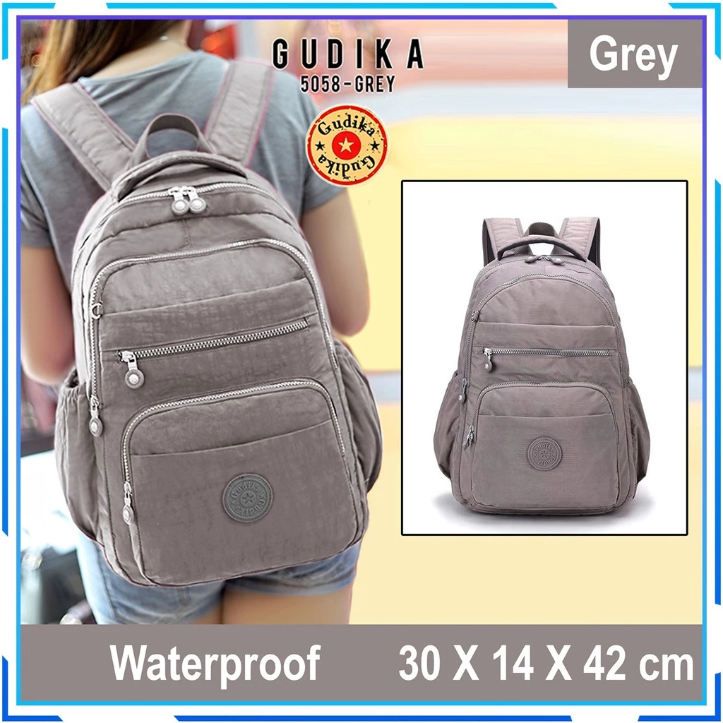 Backpack GUDIKA 5058 Waterproof Original - Tas Ransel Laptop Tas Punggung Wanita & Pria Import