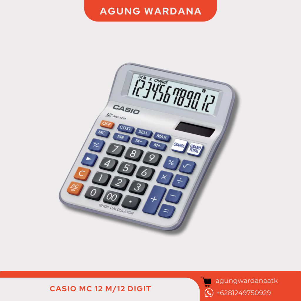 

CASIO MC 12 M/12 DIGIT