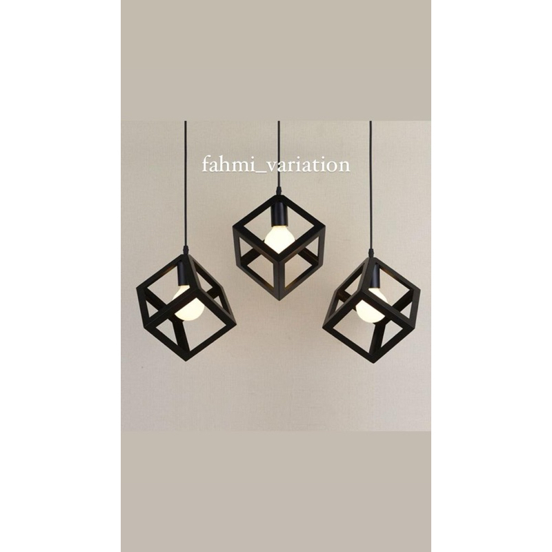 CUP LAMPU GANTUNG/CUP LAMPU GANTUNG KUBUS/CUP LAMPU GANTUNG SEGITIGA