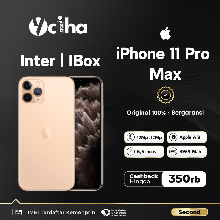 IPhone 11 Pro Max 64GB | 256GB | 512GB Second