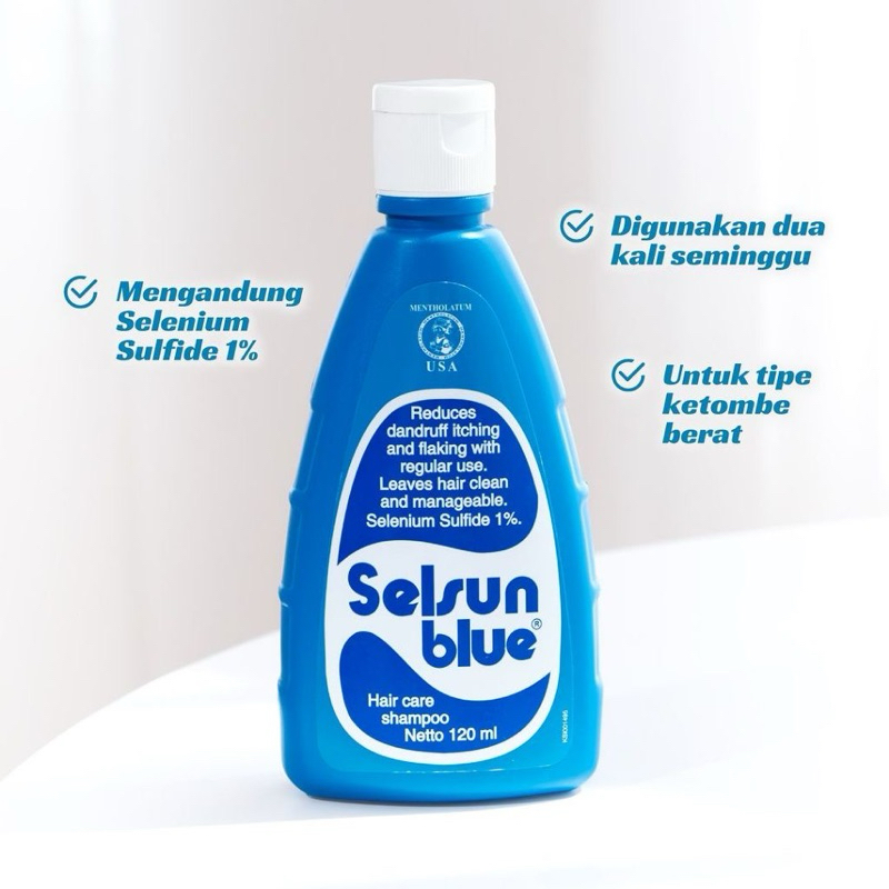 SELSUN Blue Shampoo 120ml |Selsun Gold | Selsun Yellow |Selsun Blue Hair Care