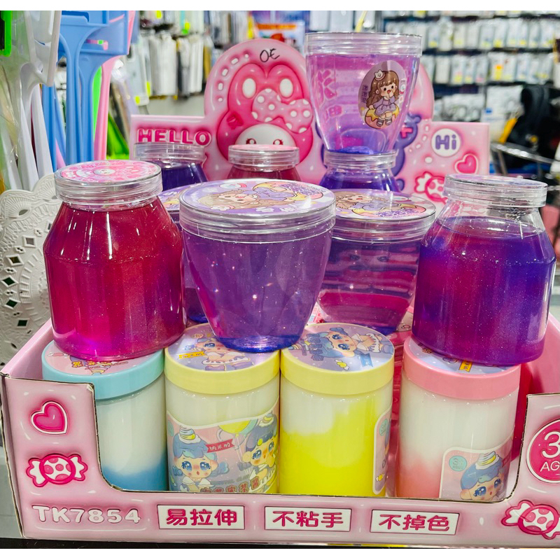 nutrijell slime premium ,bagus ,murah ,clear slime slime