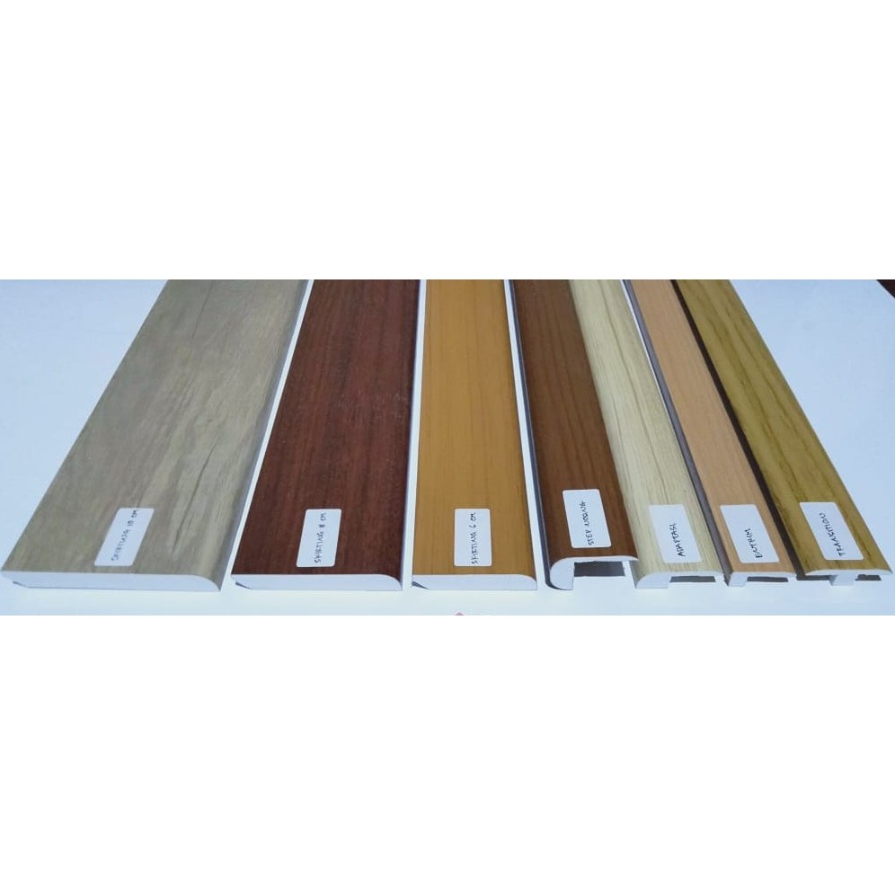 Plint/Skirting/List Dinding Aksesoris Lantai Vinyl, SPC & Parket - Plint, Stepnosing & End Profile