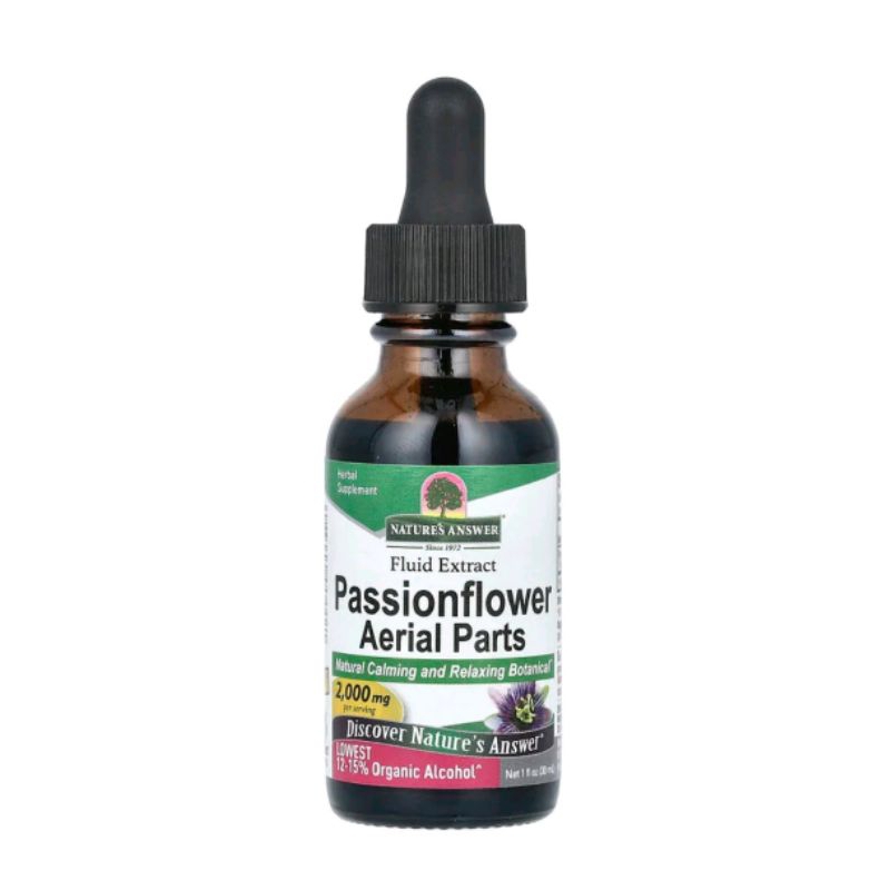 Natures answer passion flower Aerial parts 2000mg 30ml