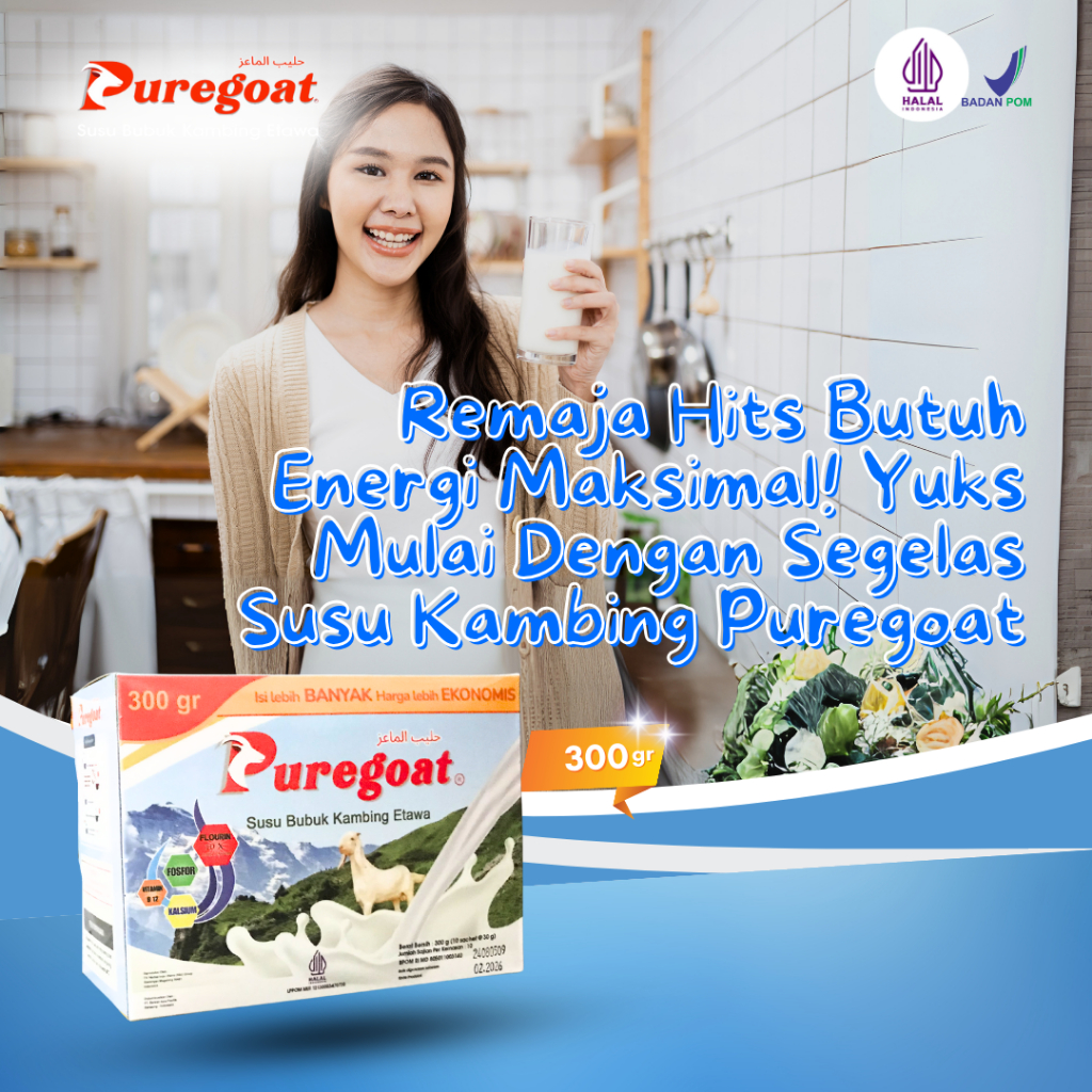 

PUREGOAT 300 Gram - 1 Box [Susu Kambing Etawa Puregoat]