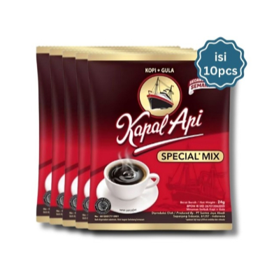 

Kopi Kapal Api Special Mix renteng isi 10 pcs