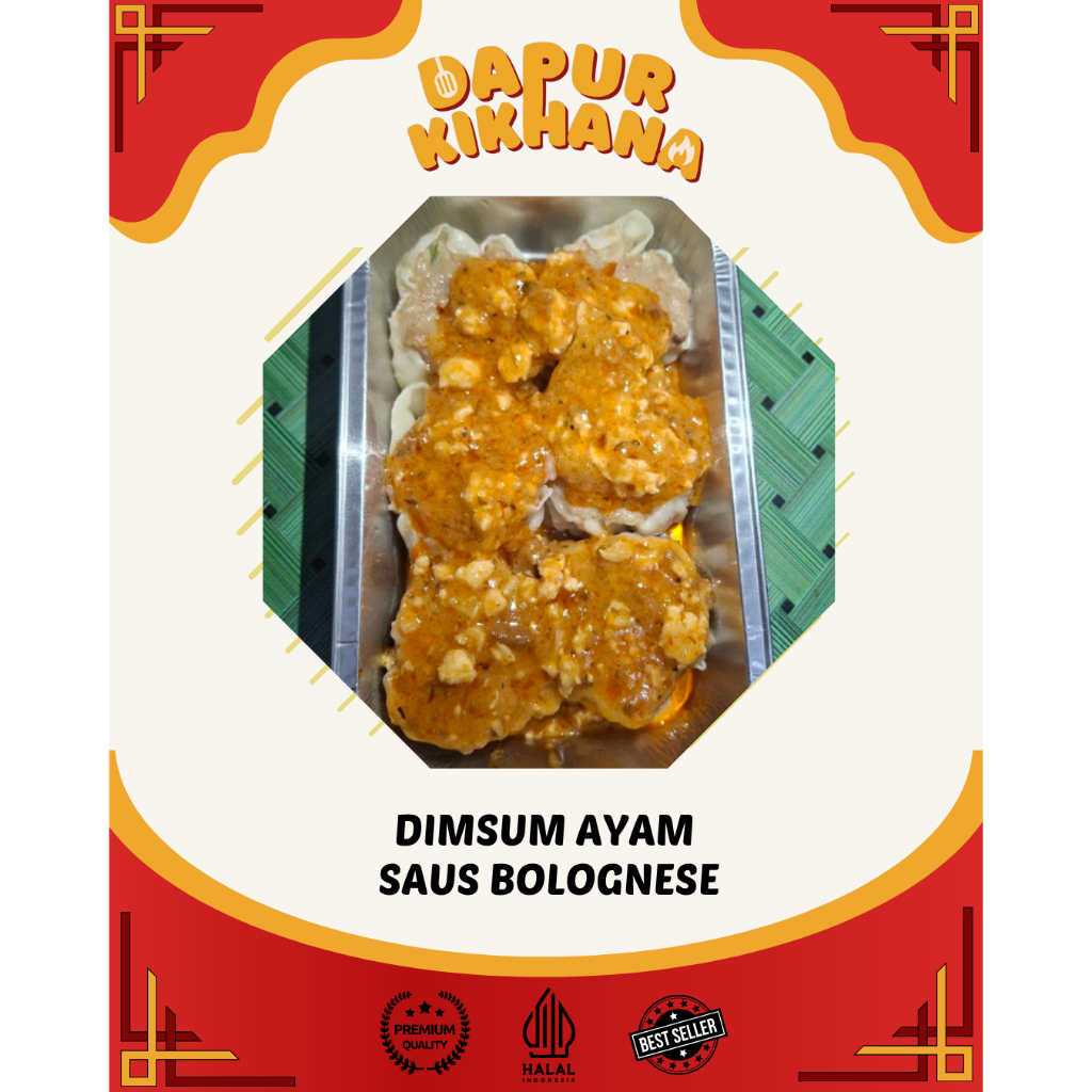 

Dimsum Ayam Saus Bolognese Frozen Food by Dapur Kikhana