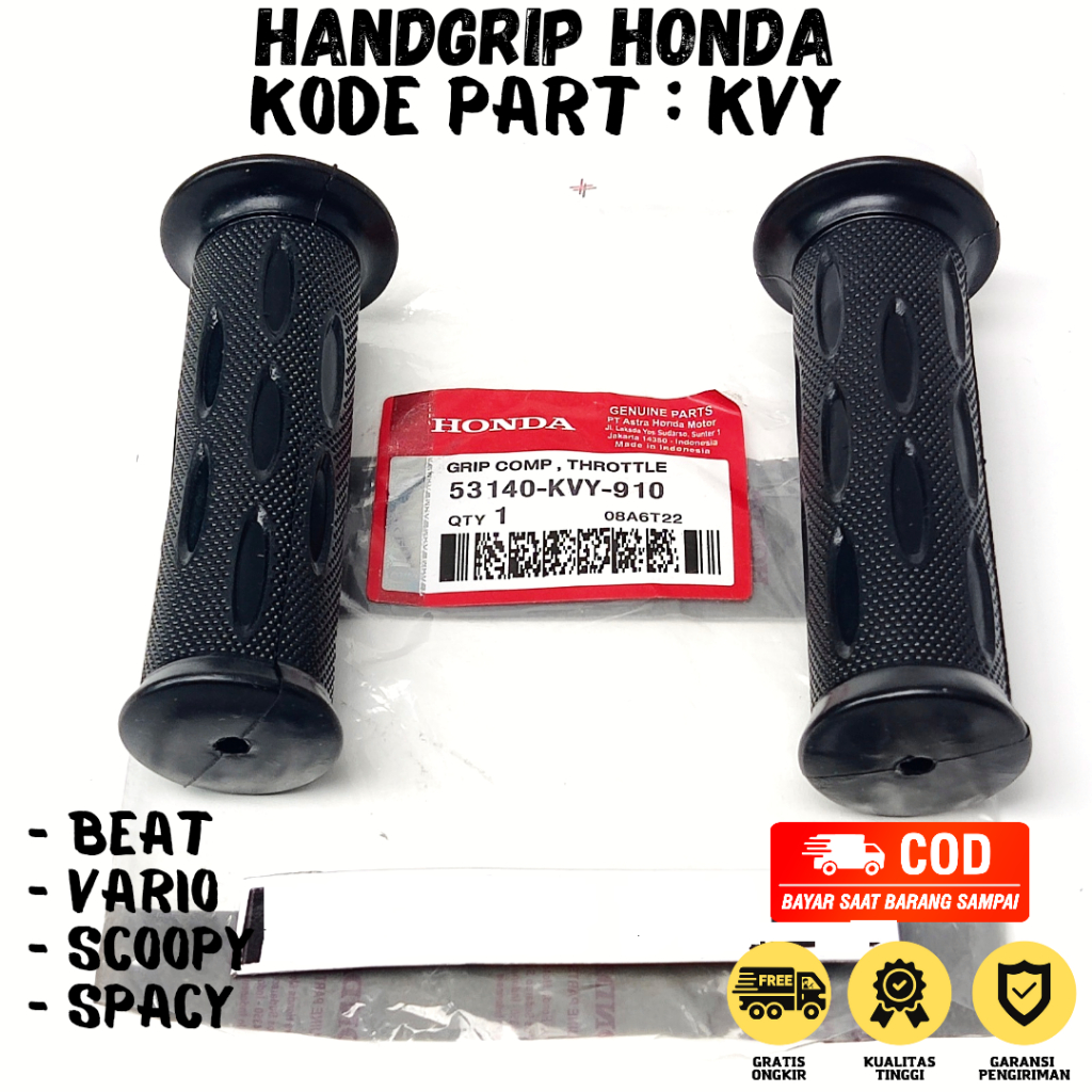 Grip Standar Honda Beat Spacy Vario Karbu CBS Handfat Handgrip Universal Motor