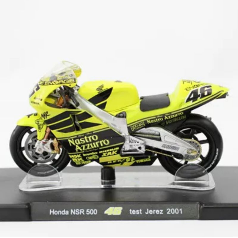 Leo Models MotoGP 46 Valentino Rossi Honda NSR 500 VTR RC 211V Mainan Motor Motoran Miniatur Moto GP