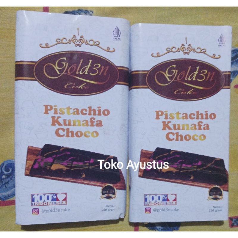 

Coklat Dubai Golden Pistachio
