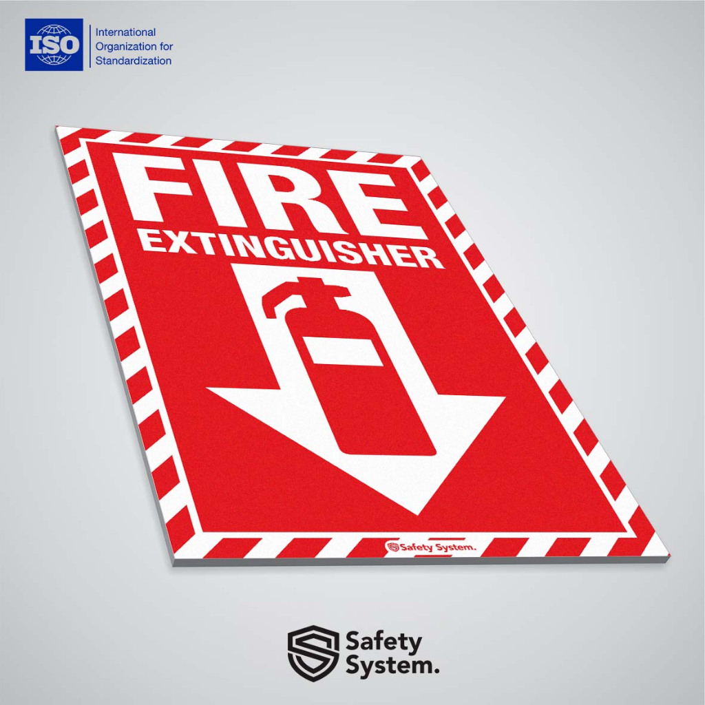 

Safety Sign Rambu K3 PVC Petunjuk APAR Alat Pemadam Api Ringan ISO 7010 Fire Extinguisher