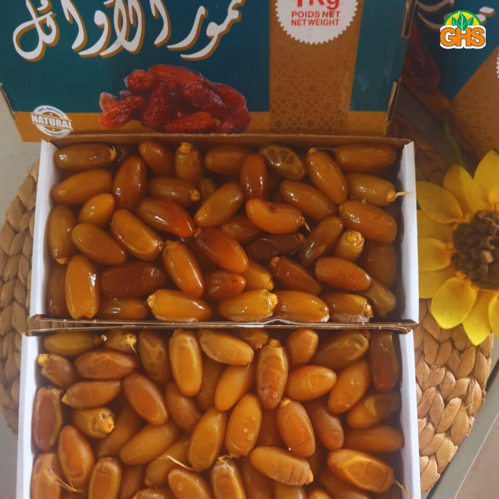 

Kurma Segar Ruthob Libya | Selected Dates | Amira Sukari Mix Al-Qassim Premium Kemasan box