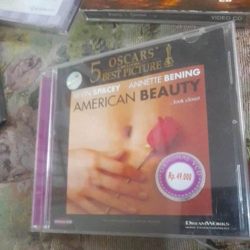 vcd original american beauty isi 2 disk