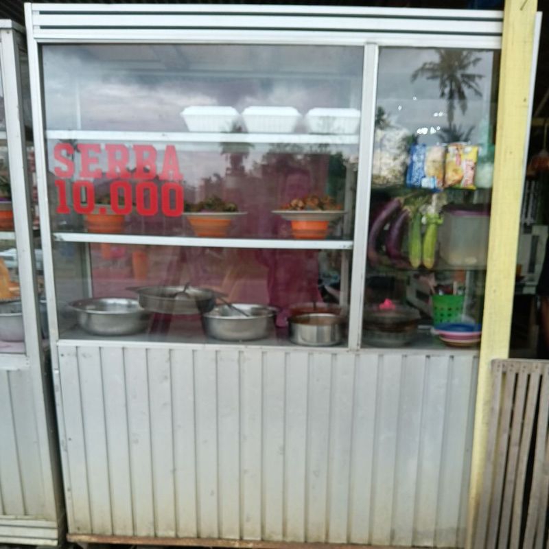 steling kaca aluminium untuk jualan