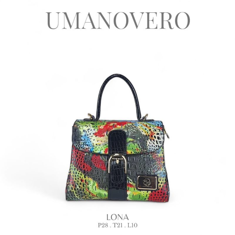 Tas Umano Vero Lona Croco Ada Tali Panjang 3340 Tas Umano Tas Pesta Tas Remaja Tas Arisan Tas Kekini