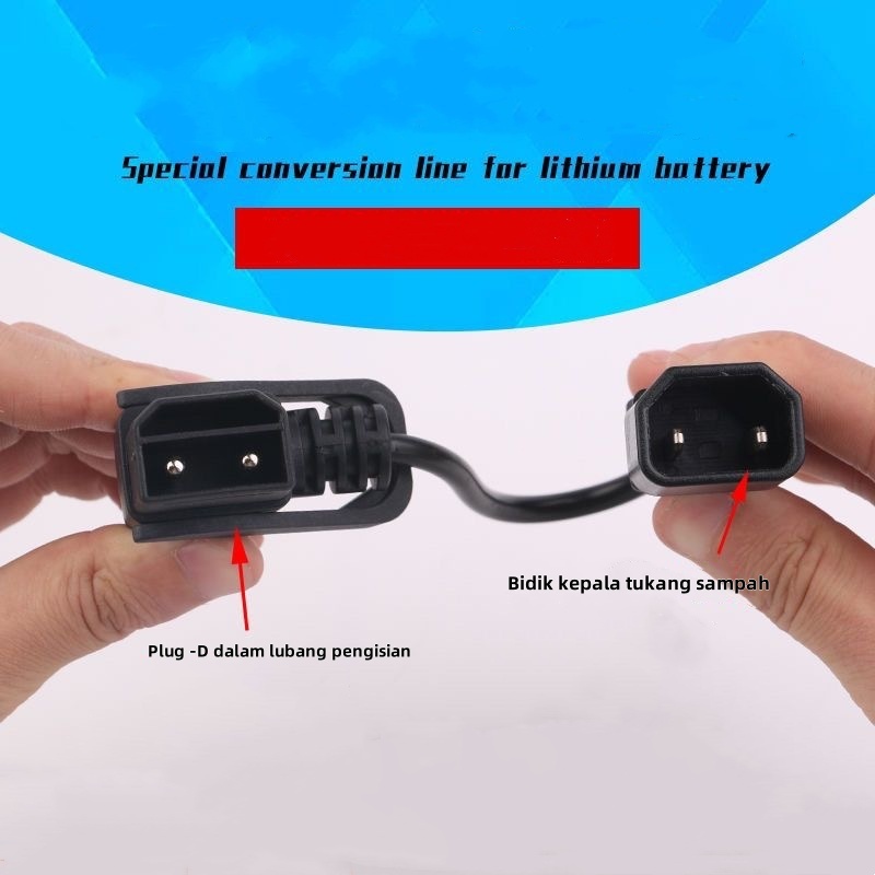 konektor soket kabel adaptor Baterai Motor Listrik male female volta/konverter konektor kabel charge