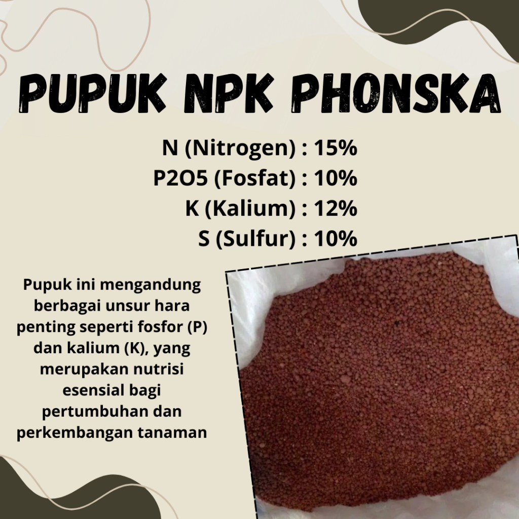 Pupuk NPK Phonska Repack 1Kg
