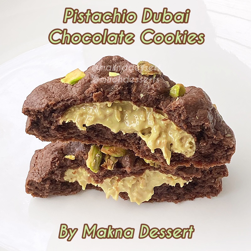 

Pistachio Dubai Chocolate Cookies Much Desserts