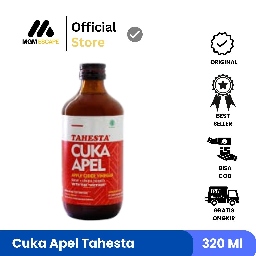 

Cuka Apel TAHESTA 320ml..