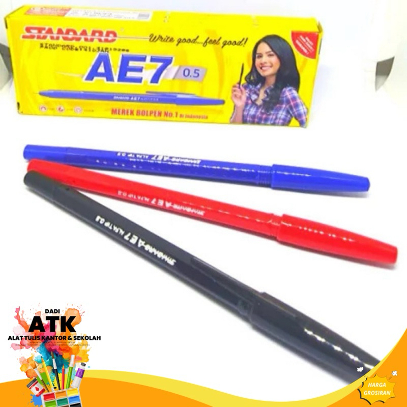 

Ballpoint Standard AE-7 isi 12 pcs