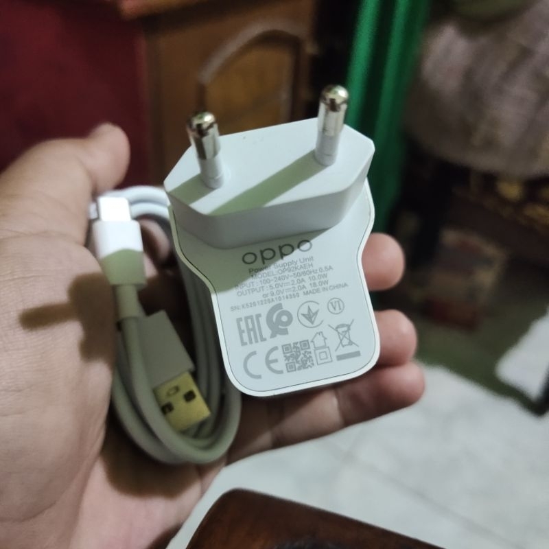 Charger Original Cabutan Bawaan Oppo reno 4f type C