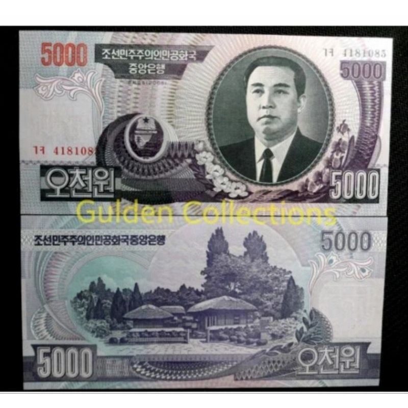 Korea utara 5000 Won UNC