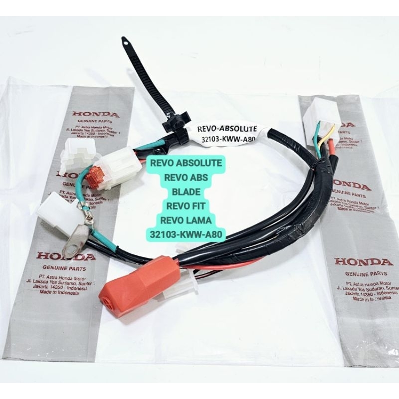 KABEL AKI REVO ABSOLUTE REVO ABS BLADE REVO FIT REVO LAMA HONDA 32103-KWW-A80 KABEL ACCU AKI