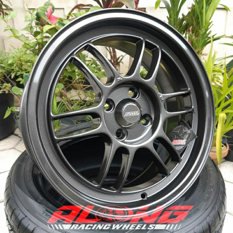 VELG SSW S165 ORIGINAL THAILAND - RPF1 FACE 1 R16 PCD 4X114.3 GUNMETAL GLOSSY